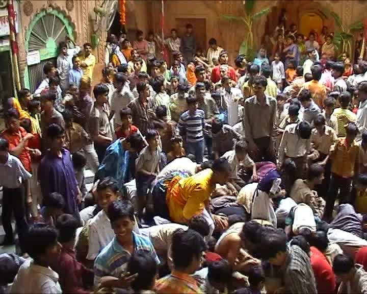 Radhastami Festival at Radha Vallabha Temple Vrindvan India 2004