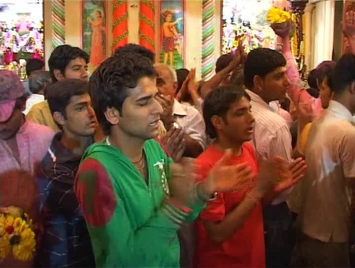 Aindra Dasa Live Holi Festival at Krishna Balaram Temple