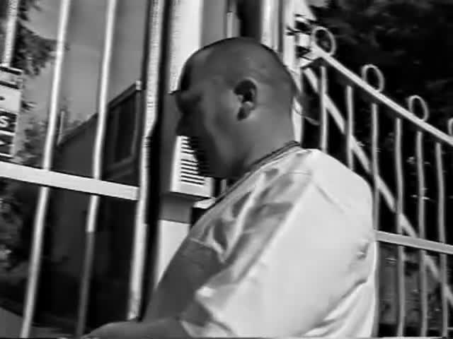 Free the Russian Hare Krishnas -- Russian Embassy Australia -- Traveling Temple -- Black and White
