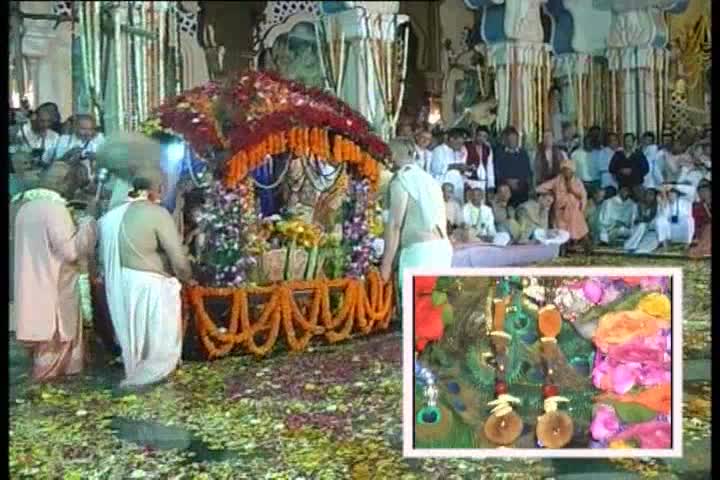 Krishna Balaram Temple Vrindavan Boat Festival