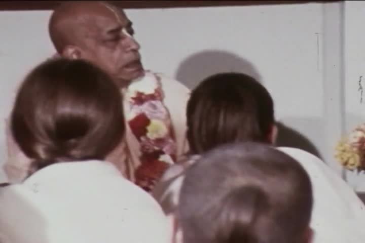 Prabhupada Installs Sri Sri Radha-London-Isvara at Bury Place 1969