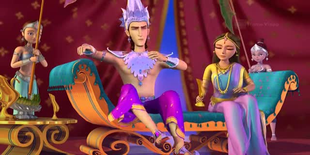 Little Krishna -- Krishna Kills the Denukasura Demon