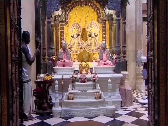 Morning Program Bombay Juhu Hare Krishna Land (Krishna Calling)