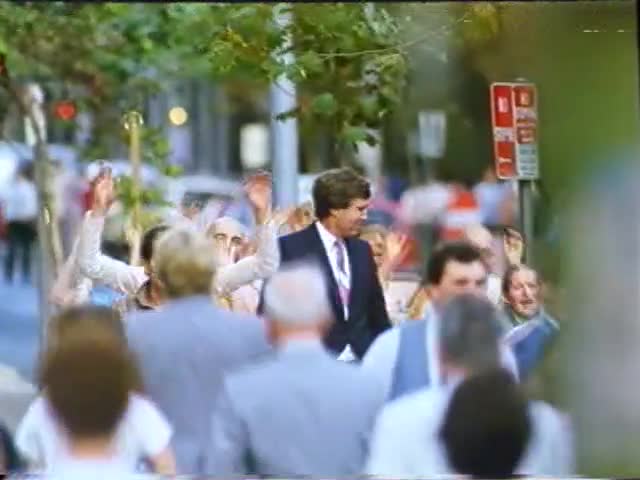 Televison News Promotion with Kirtan Party -- Chanel Seven Australia 1985