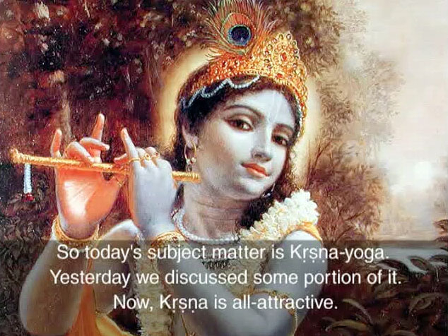 Prabhupada Class on Krishna Yoga: Bhagavad-gita 7.1 -- Bombay Jan 13 1973
