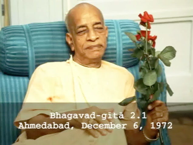 Prabhupada Class on Bhagavad-gita 2.1 -- Ahmedabad December 6, 1972