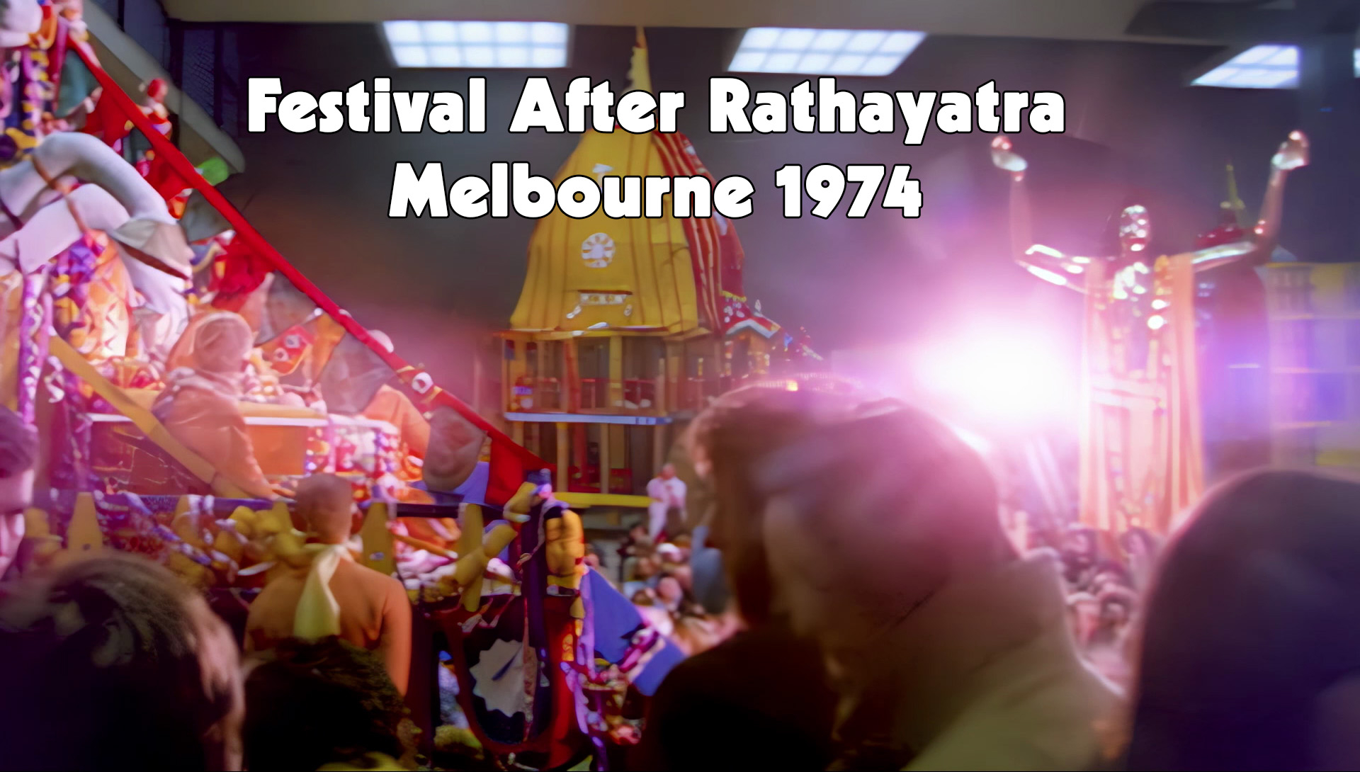 After Rathayatra Festival with Prabhupada -- Melbourne 1975