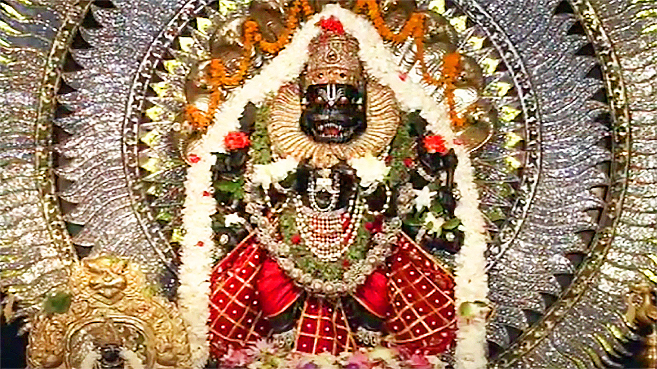 Merciful Nrsimha -- At Mayapur