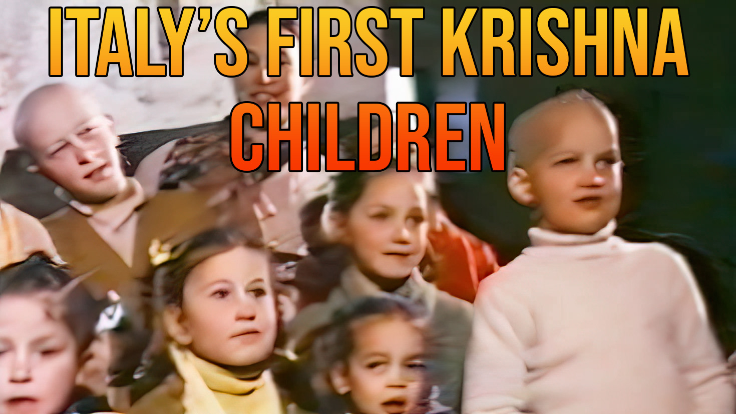 Italy's First Hare Krishna Children -- First Gurukula (school) at ISKCON's Villa Vrindvan