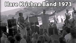 Hare Krshna Rock Band at Prabhupada Vyasapuja - New Vrindavan 1973