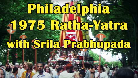 Philadelphia Ratha Yatra 1975 with Srila Prabhupada 1080p HD