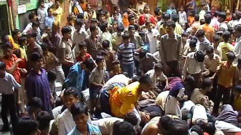 Radhastami Festival at Radha Vallabha Temple Vrindvan India 2004