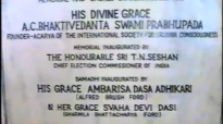 Mayapur Samadha Inaguration Feb 1995