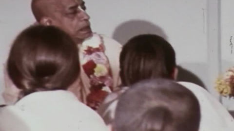 Prabhupada Installs Sri Sri Radha-London-Isvara at Bury Place 1969