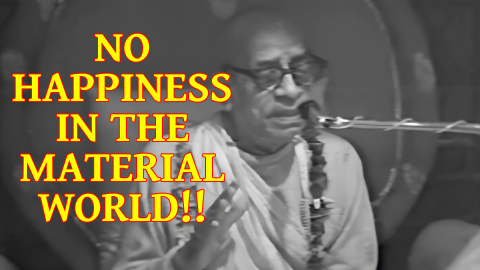 NO HAPPINESS IN THE MATERIAL WORLD! -- Srimad-Bhagavatam 1.2.6 -- New Vrindavan 1972 -- 1080p HD