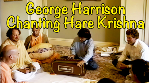 George Harrison Chants Hare Krishna at ISKCON Bhaktivedanta Manor