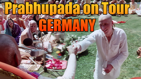 Srila Prabhupada in Germany