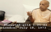 Prabhupada Video Lecture: Bhagavad-gita Chapter 1.Verses 21-22 (BG 1.21-22)
