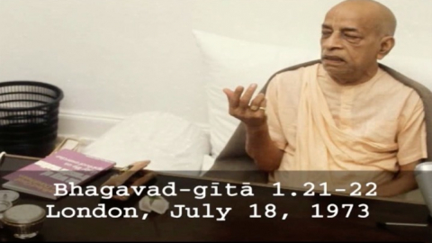 Prabhupada Video Lecture: Bhagavad-gita Chapter 1.Verses 21-22 (BG 1.21-22)