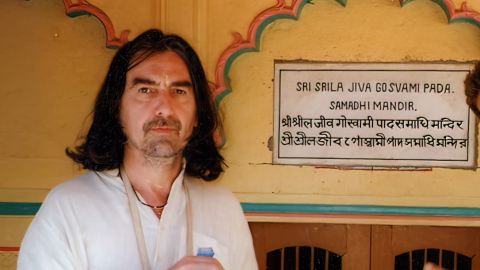 George Harrison Visiting Vrindavan, The Land of Krishna In India -- April 1996