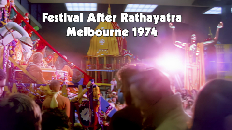 After Rathayatra Festival with Prabhupada -- Melbourne 1975