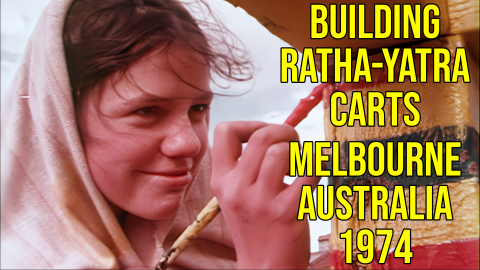Building Ratha Yatra Carts - Melbourne, Australia