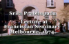 Franciscan Seminary Preaching by Srila Prabhupada -- Melbourne Australia 1975
