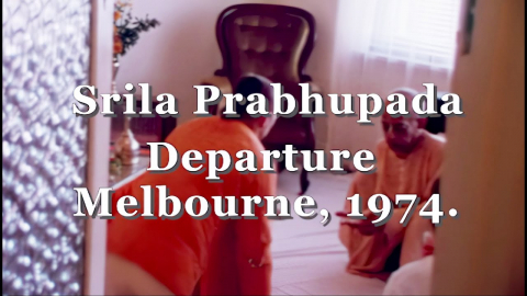 Srila Prabhupada Leaves Melbourne 1975 -- 1080p HD