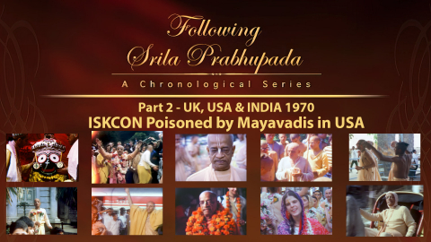 ISKCON Poisoned by Mayavadis in USA 1970 - 1971 -- Following Srila Prabhupada Part 2 -- 1080p