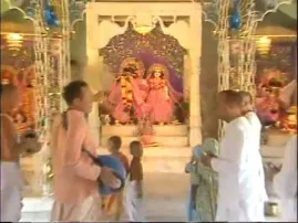 Australian Television Station anouncing Gaura Purnima