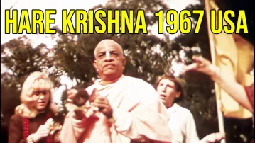 Hare Krishna -- On Hippie Hill San Francisco 1967