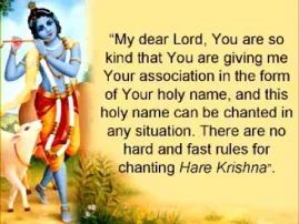 The Process of Chanting Hare Krishna