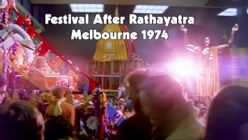 After Rathayatra Festival with Prabhupada -- Melbourne 1975