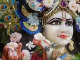ISKCON Deity Greeting with Govindam Prayers