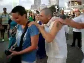 Locanananda prabhu leading amazing Harinam in the Holy land, Tel Aviv-ISRAEL!!!!(part 2)