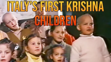 Italy's First Hare Krishna Children -- First Gurukula (school) at ISKCON's Villa Vrindvan