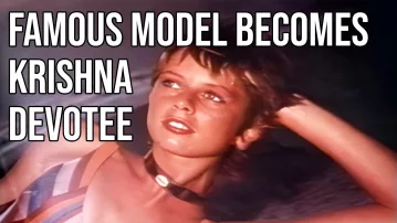 Famous Model and Hare Krishna -- Viki Overton