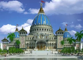 The Temple of the Vedic Planetarium -- ISKCON News