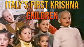 Italy's First Hare Krishna Children -- First Gurukula (school) at ISKCON's Villa Vrindvan