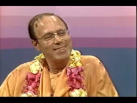 Houston Live interviewsing Tamal Krishna Maharaja on Hare Krishnas 1980s