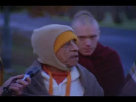 Morning Walk, Srila Prabhupada, Melbourne, Austraila 1974