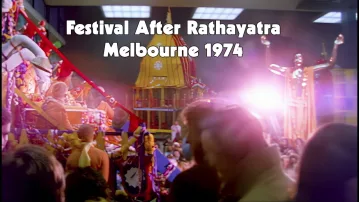 After Rathayatra Festival with Prabhupada -- Melbourne 1975