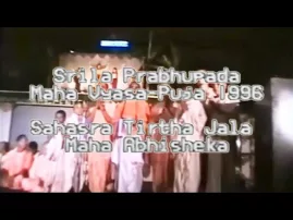 Prabhupada Centennial Maha Abhiseka Calcutta 6-7 Sep 1996