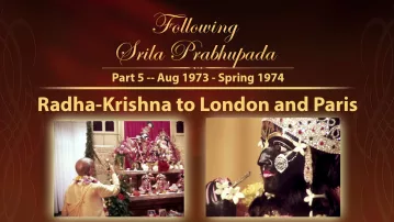 Installing Radha-Krishna in London and Paris --  1973 -- Following Srila Prabhupada Part 5