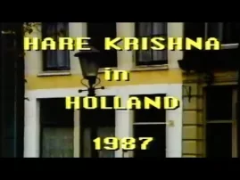 Hare Krishna in Holland 1987