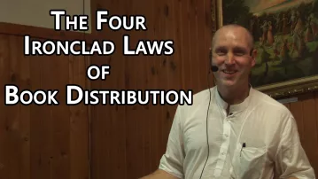 The Four Ironclad Laws of Book Distribution New - Vaiseshaka Prabhu - New Vrindavan