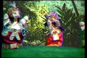 Krishna Kills the Aghasura Demon Puppet Show