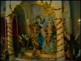 Bhavananda Performing New Govardhan Australian Farm Deity Installation